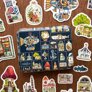 Kuusoogai / Flake Stickers Set - Fantasy Town Assortment