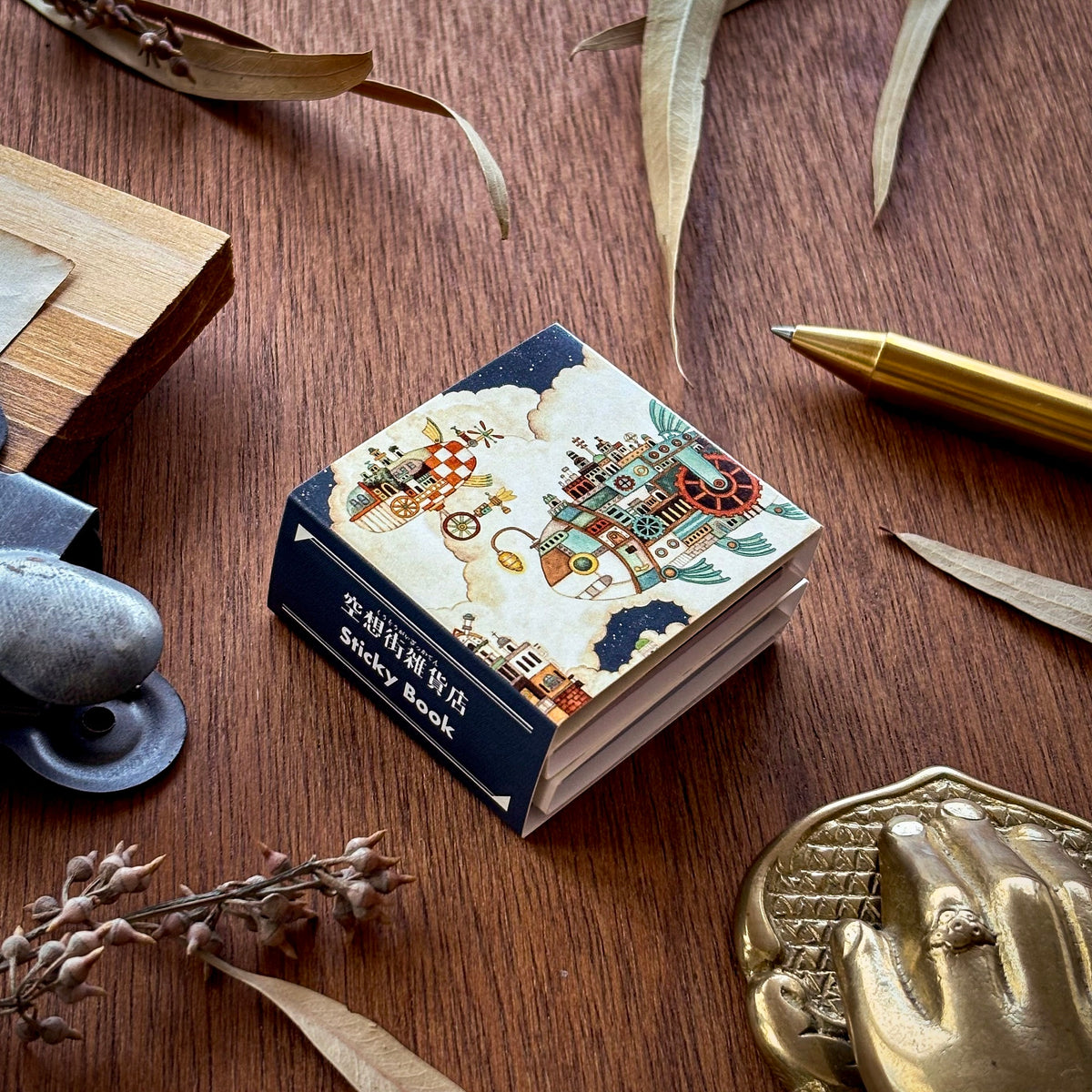 Kuusoogai / Book-shaped Sticky Notes - Flying Fish Town