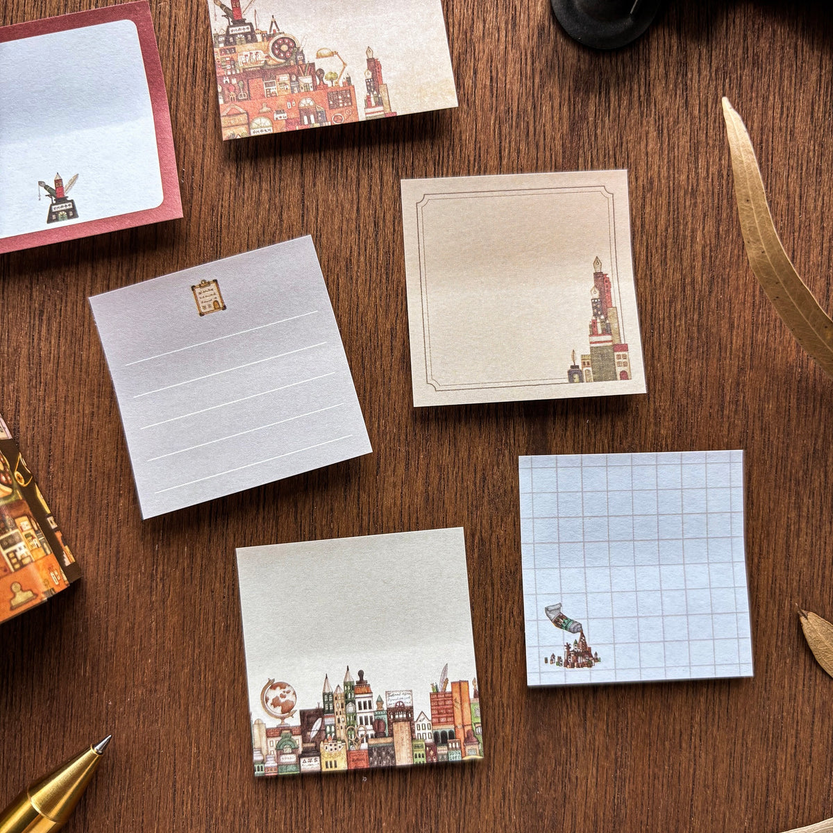 Kuusoogai / Book-shaped Sticky Notes - Flying Fish Town