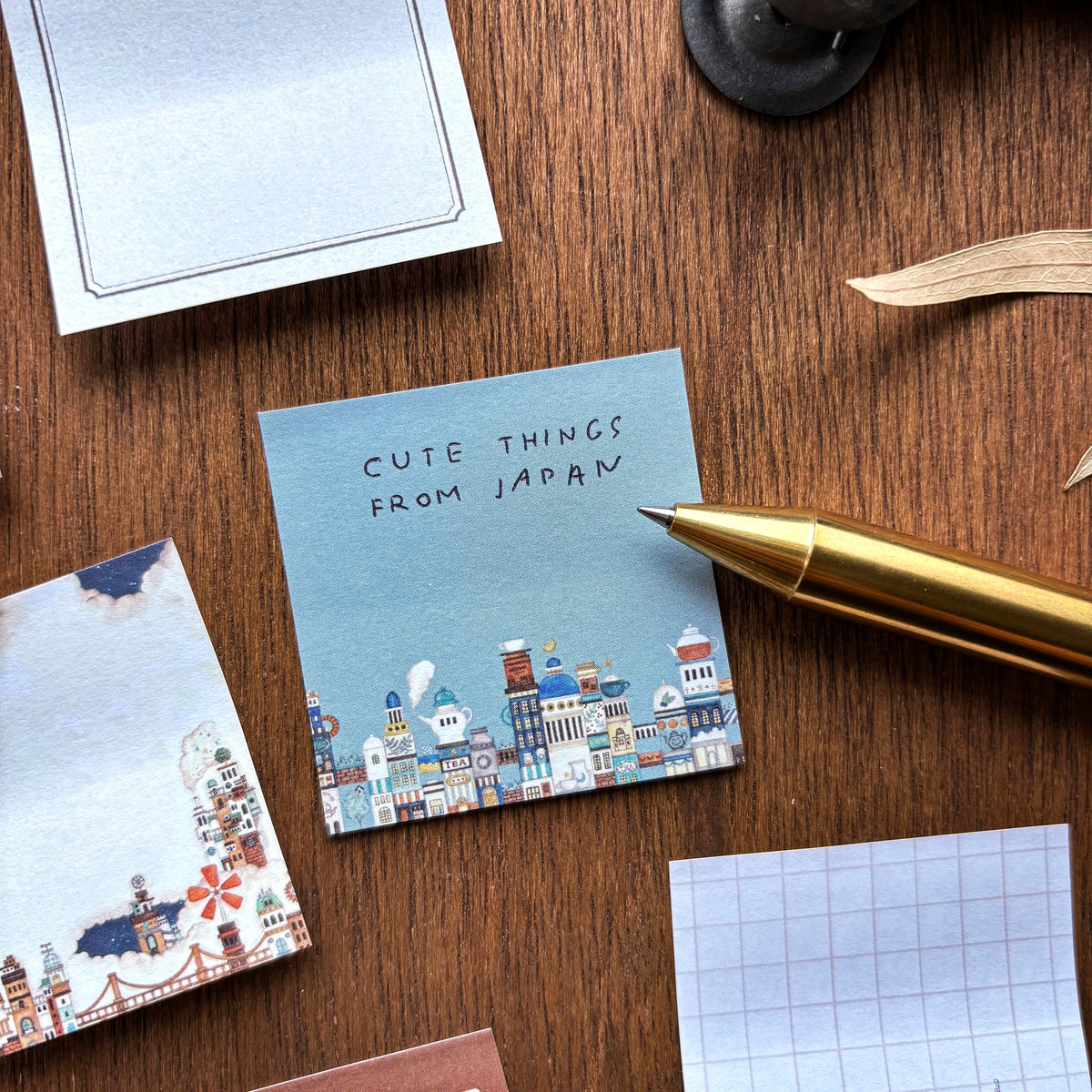 Kuusoogai / Book-shaped Sticky Notes - Flying Fish Town