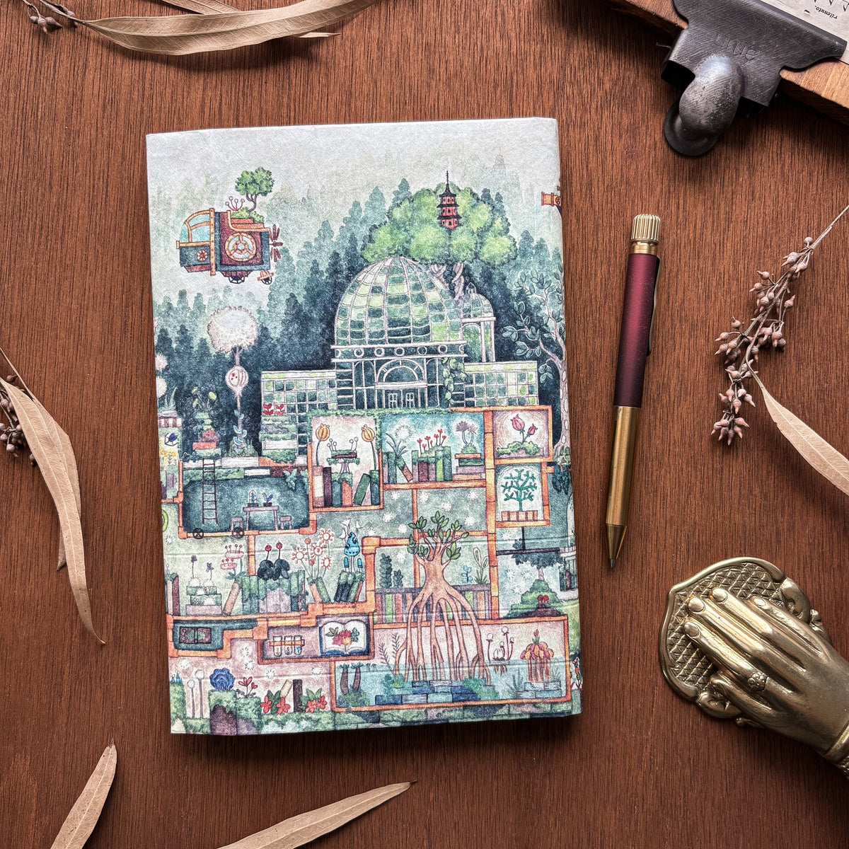 Kuusoogai / Notebook Cover - The Botanical Book Library