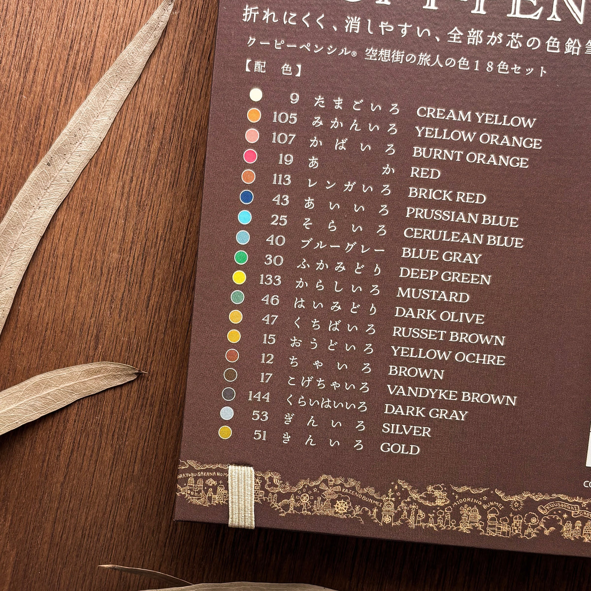 Kuusoogai / Colored Pencil Set - The Travelers' Favorite Stationery Town