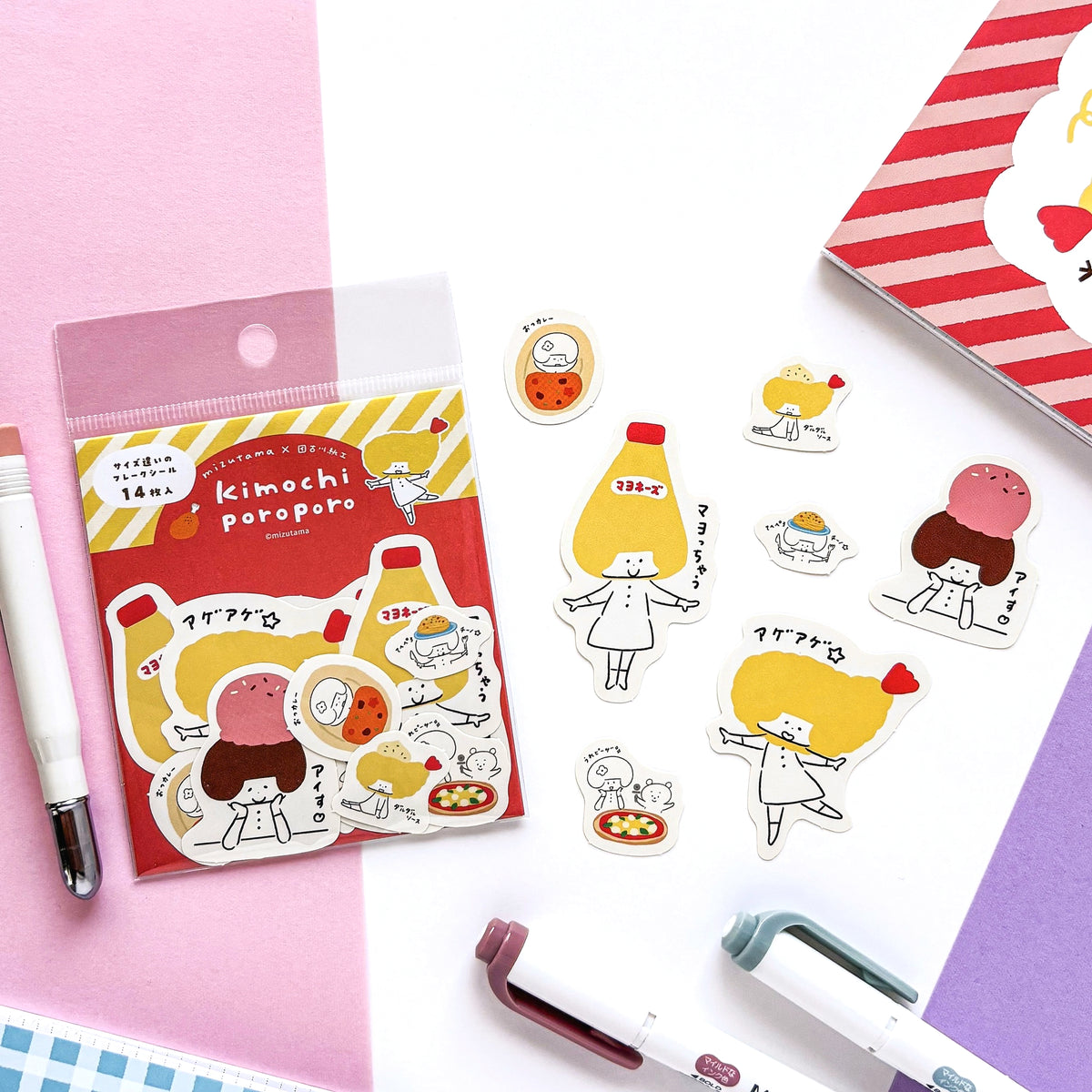[Limited Edition] mizutama / Flake Stickers - Restaurant