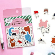 [Limited Edition] mizutama / Flake Stickers - Animal