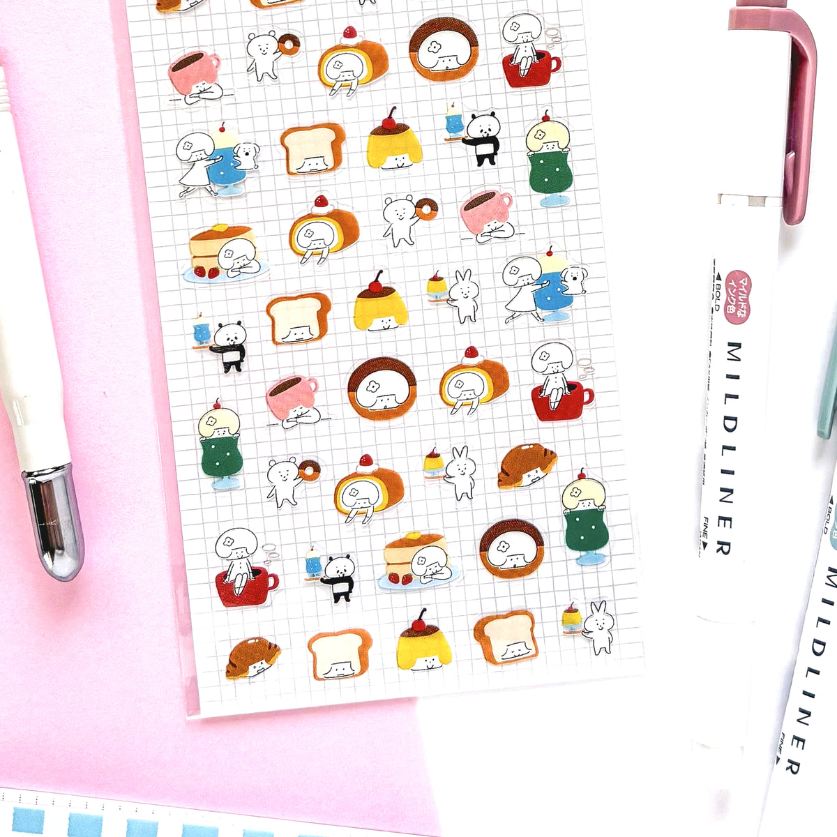 [Limited Edition] mizutama / Petit Stickers - Cafe