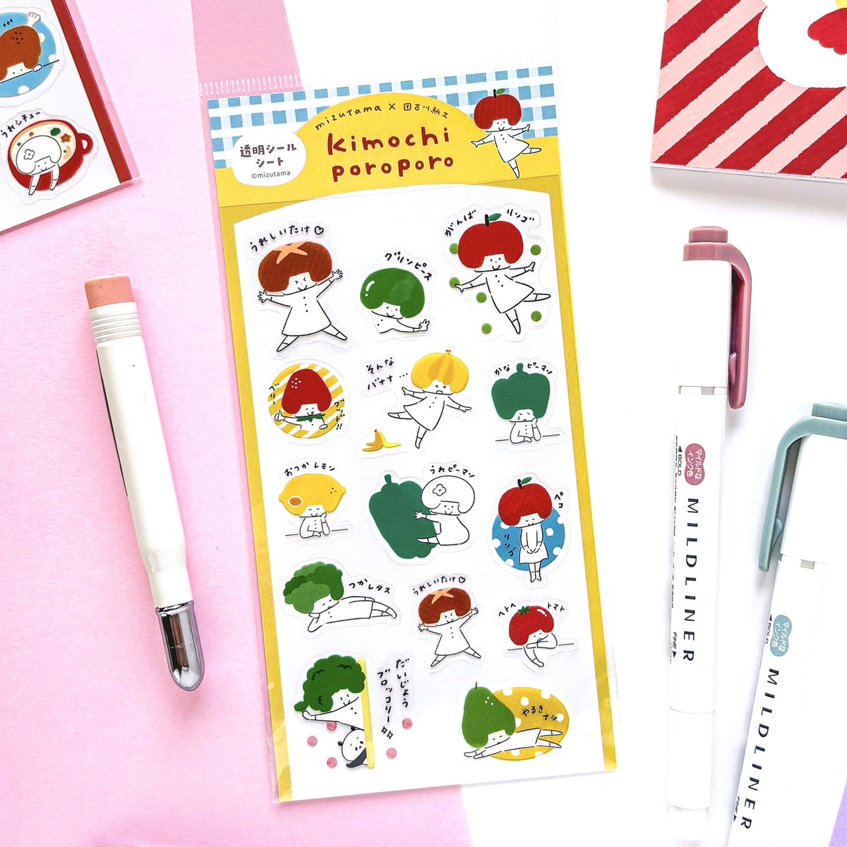 [Limited Edition] mizutama / Stickers - Vegetable