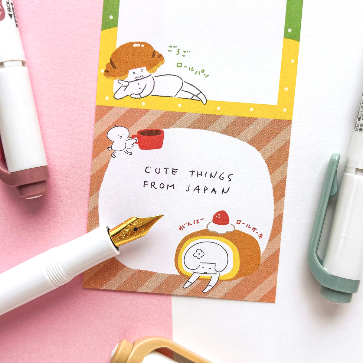 [Limited Edition] mizutama / Slim Memo Pad - Cafe