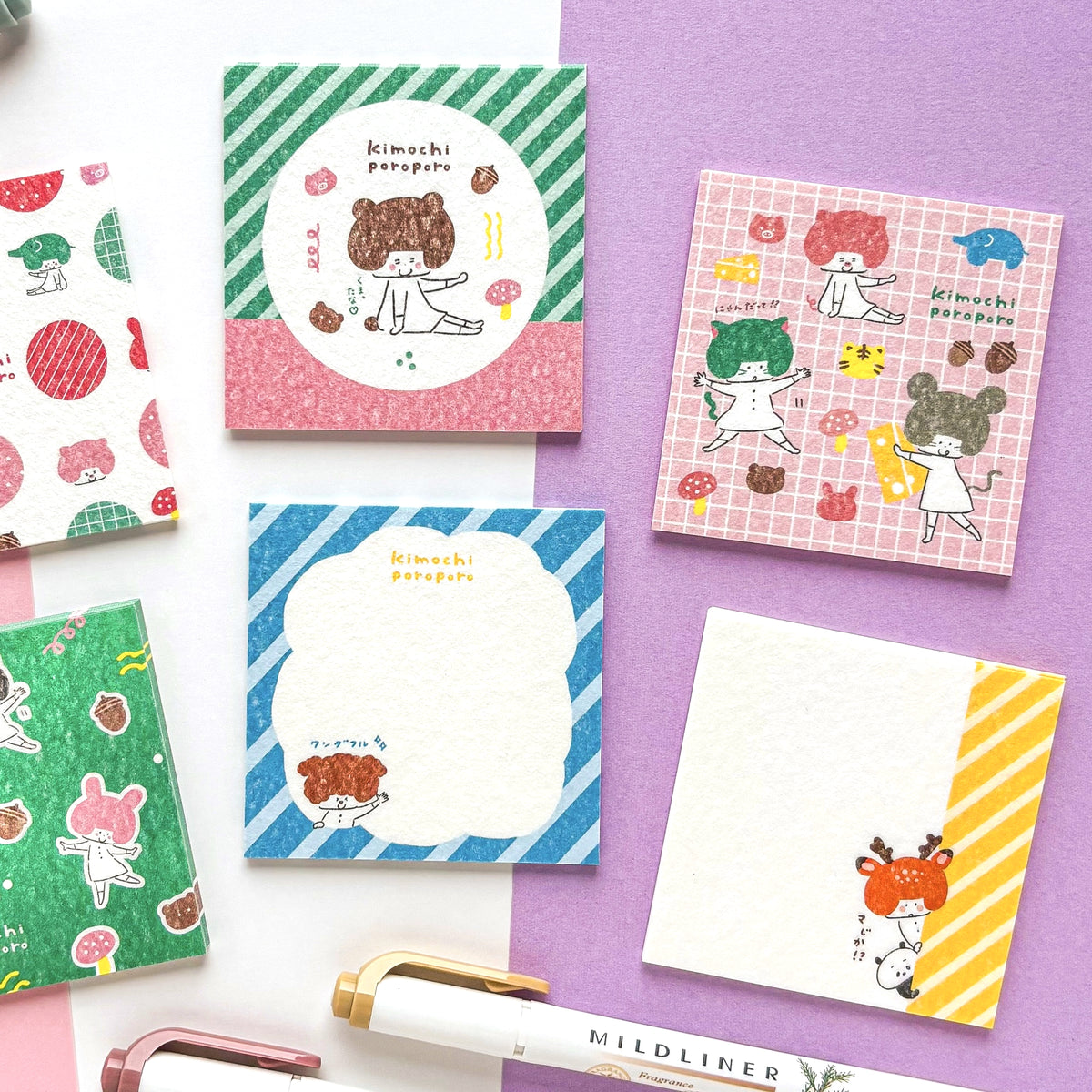 [Limited Edition] mizutama / Washi Paper Memo Pad - Animal (120 sheets)