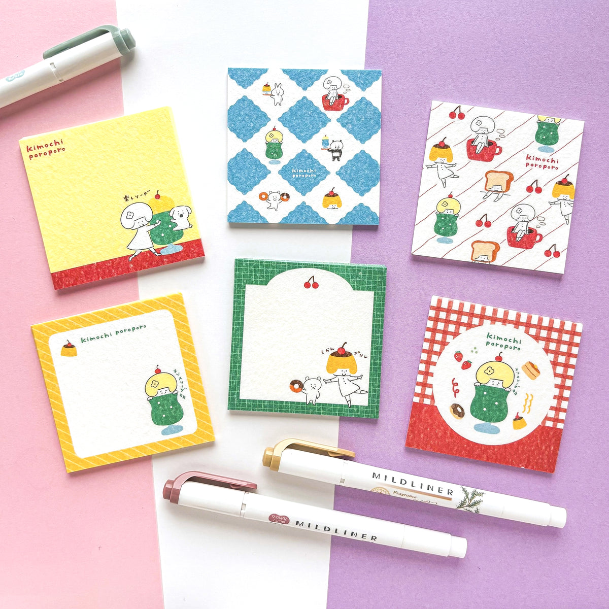 [Limited Edition] mizutama / Washi Paper Memo Pad - Cafe (120 sheets)