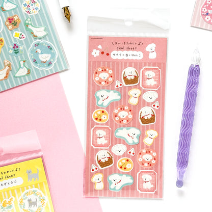 [Spring Limited] Furukawa Paper / Stickers - Dog