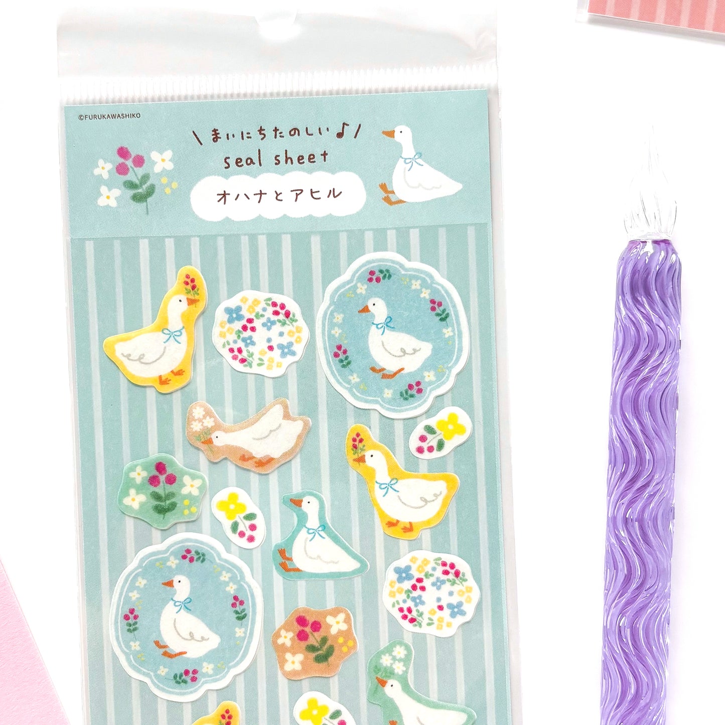 [Spring Limited] Furukawa Paper / Stickers - Duck