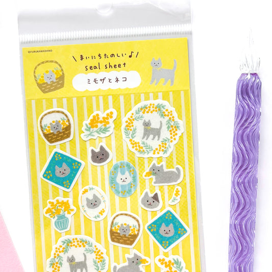 [Spring Limited] Furukawa Paper / Stickers - Cat
