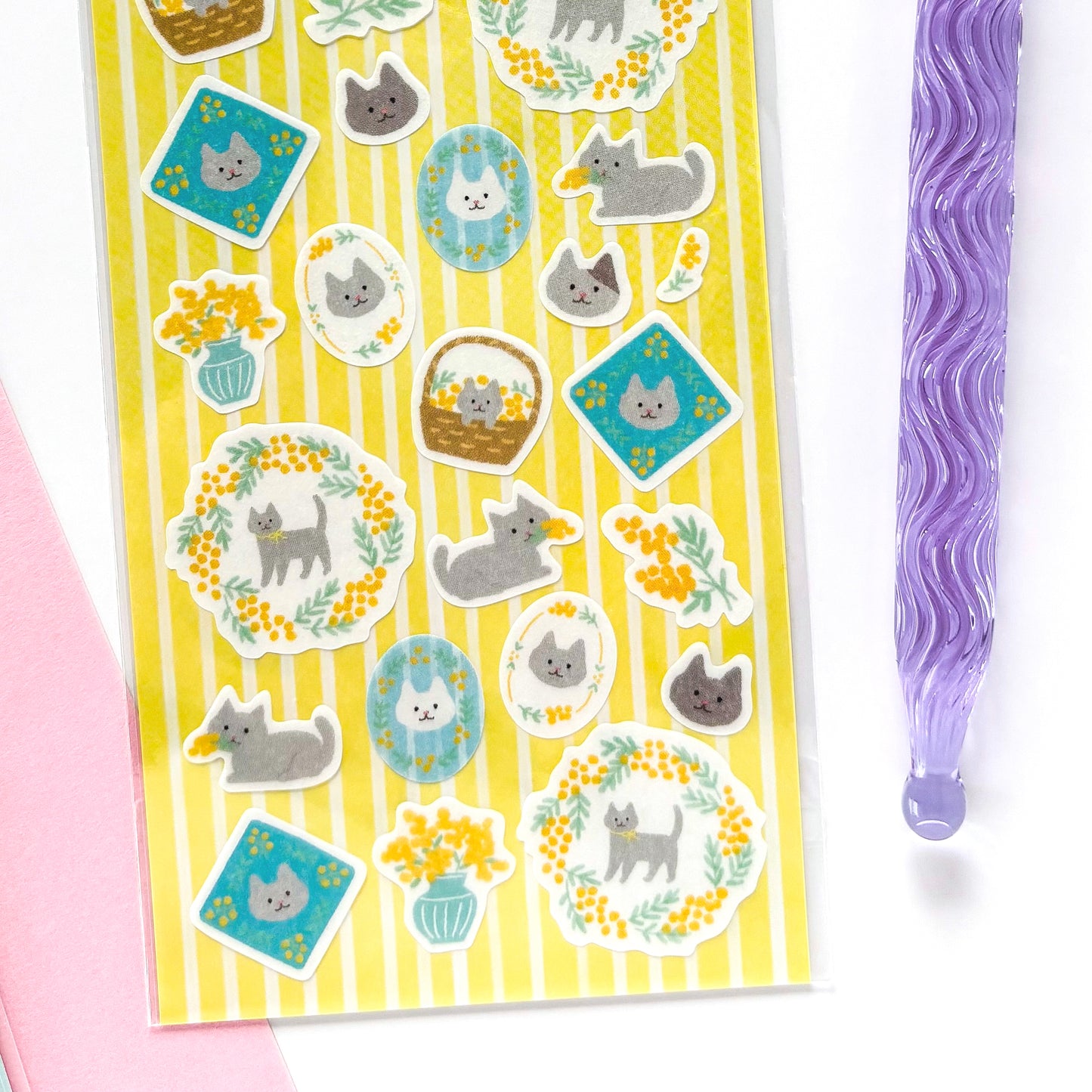 [Spring Limited] Furukawa Paper / Stickers - Cat