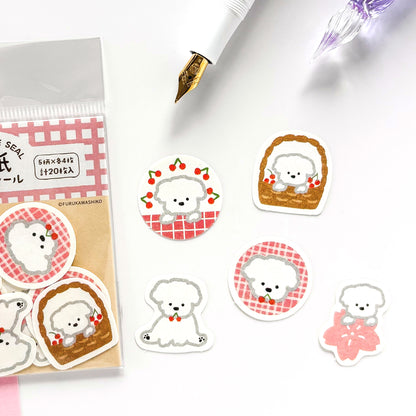 [Spring Limited] Furukawa Paper / Flake Stickers - Dog