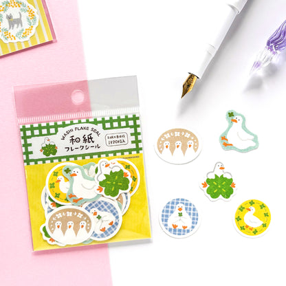 [Spring Limited] Furukawa Paper / Flake Stickers - Duck