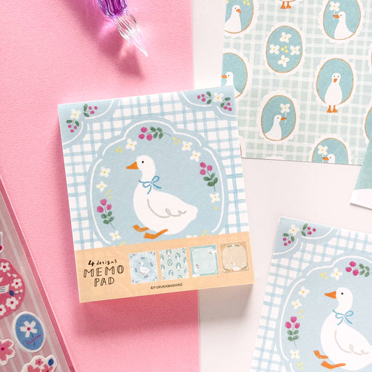 [Spring Limited] Furukawa Paper / Memo Pad - Duck