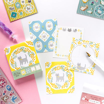 [Spring Limited] Furukawa Paper / Memo Pad - Cat