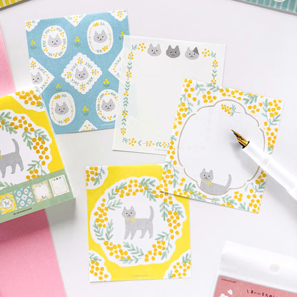 [Spring Limited] Furukawa Paper / Memo Pad - Cat