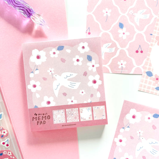 [Spring Limited] Furukawa Paper / Memo Pad - Bird
