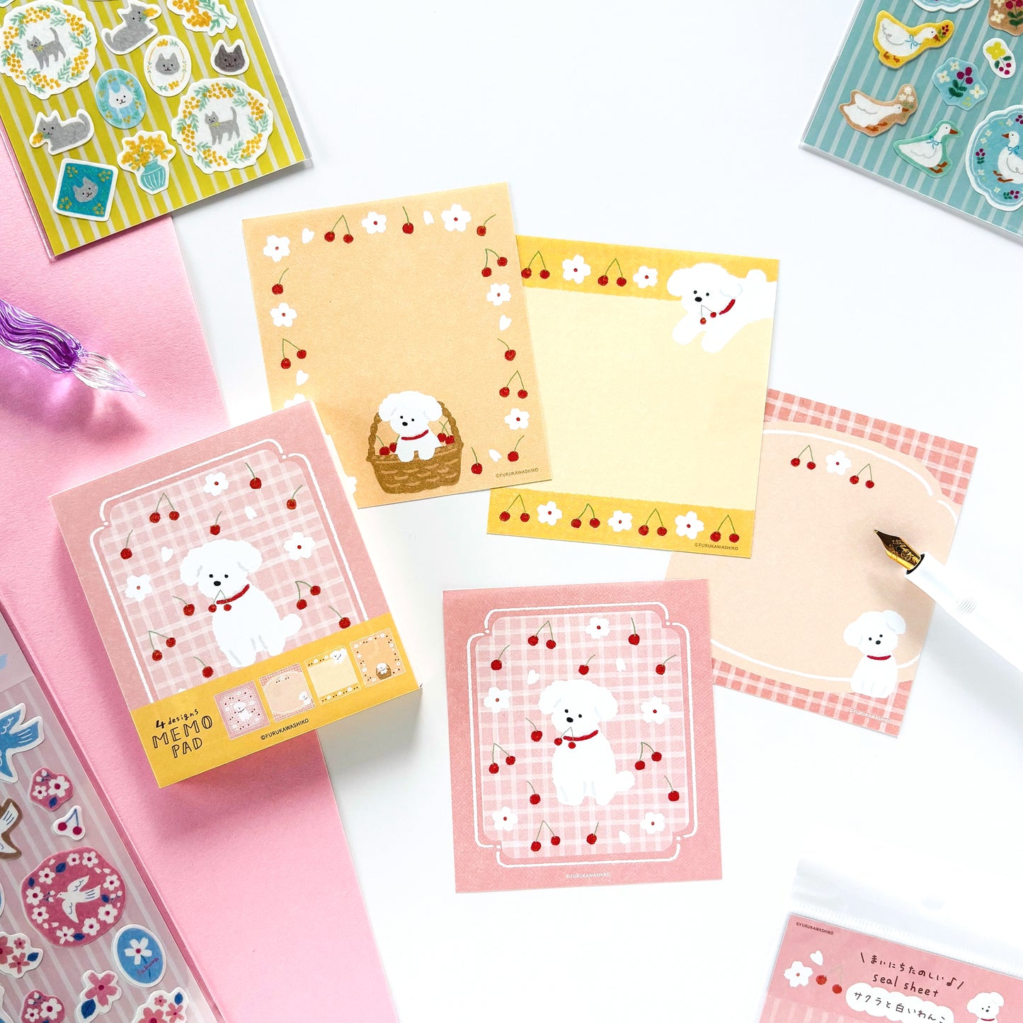 [Spring Limited] Furukawa Paper / Memo Pad - Dog