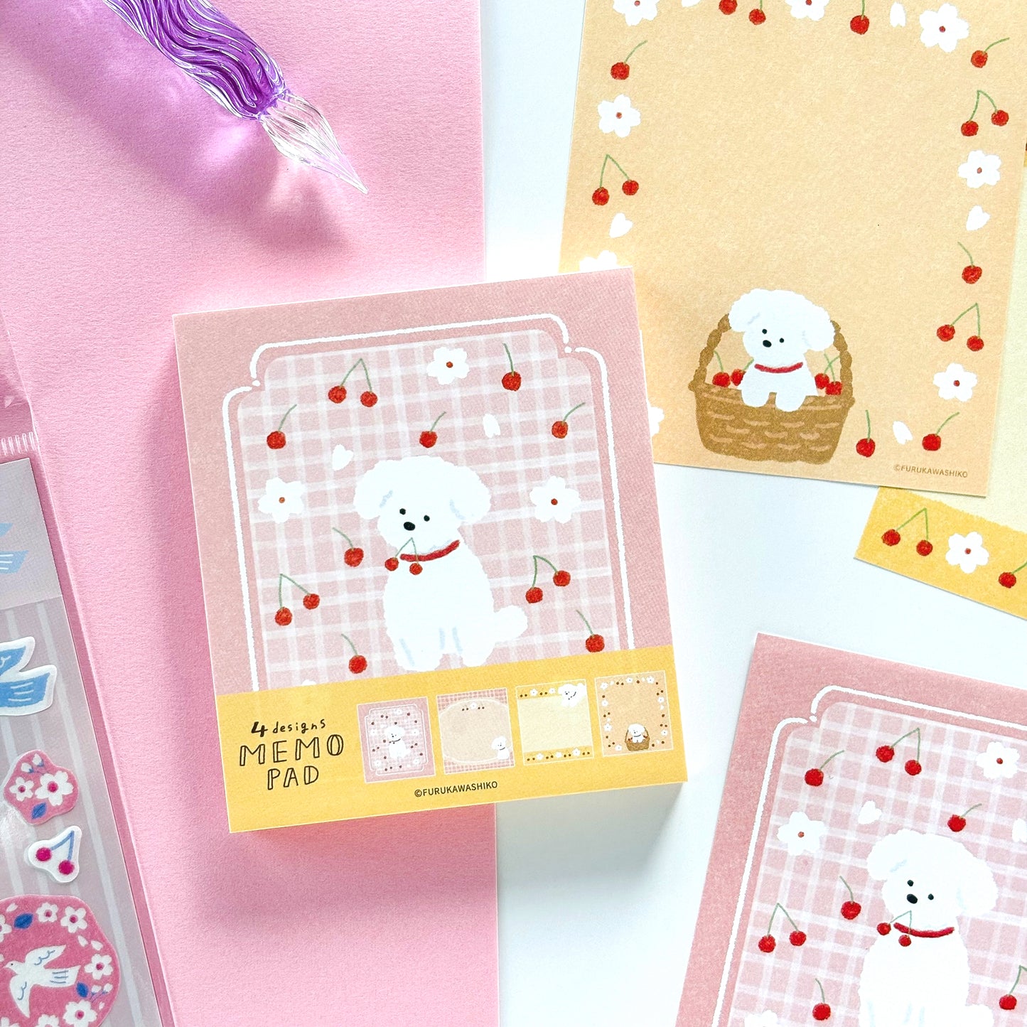 [Spring Limited] Furukawa Paper / Memo Pad - Dog