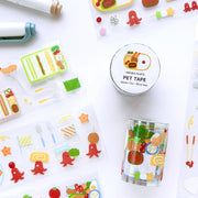 Clear Roll Stickers - Bento