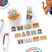Obi1 / Nyan Nyan MART Washi Tape - Shopping