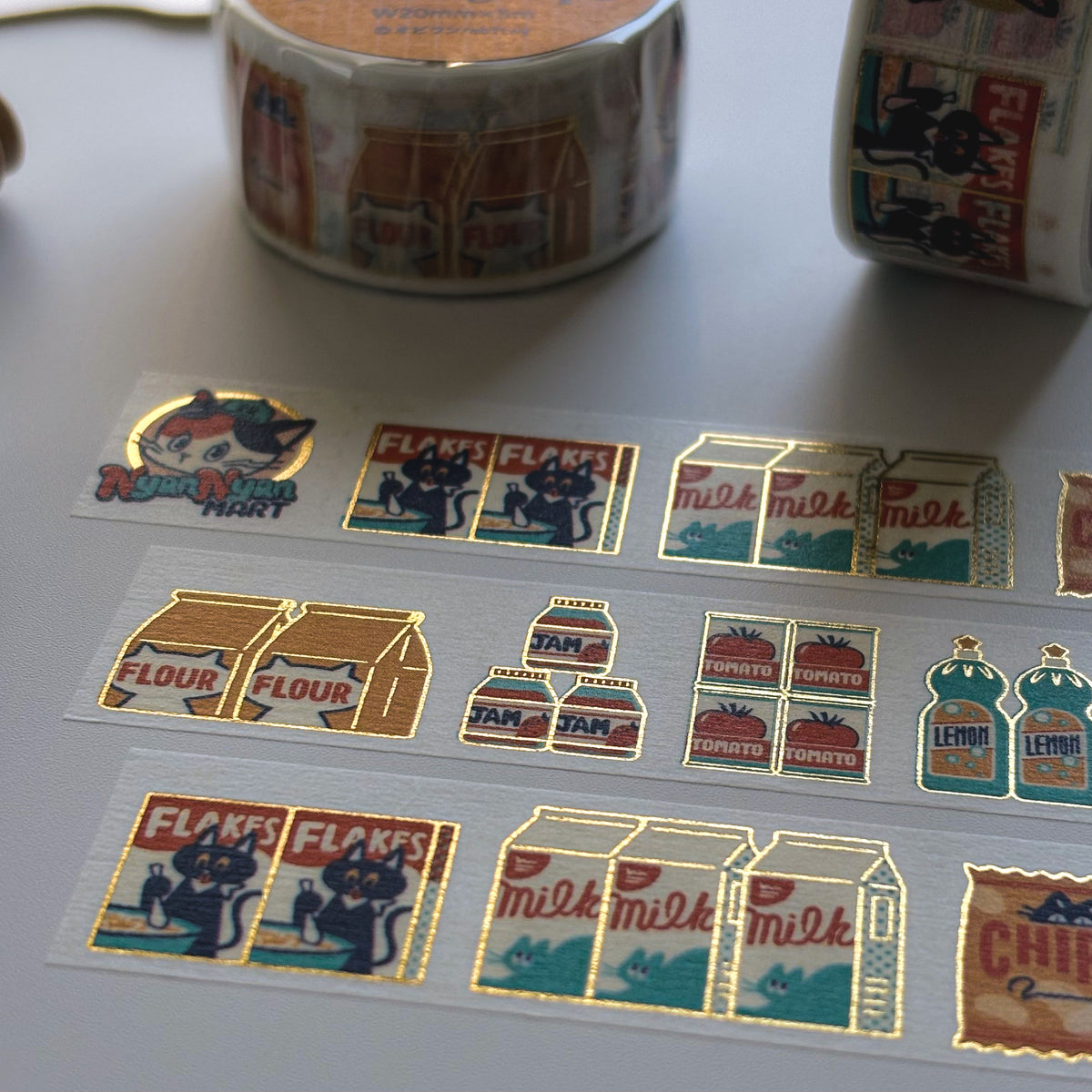 Obi1 / Nyan Nyan MART Washi Tape - Shopping