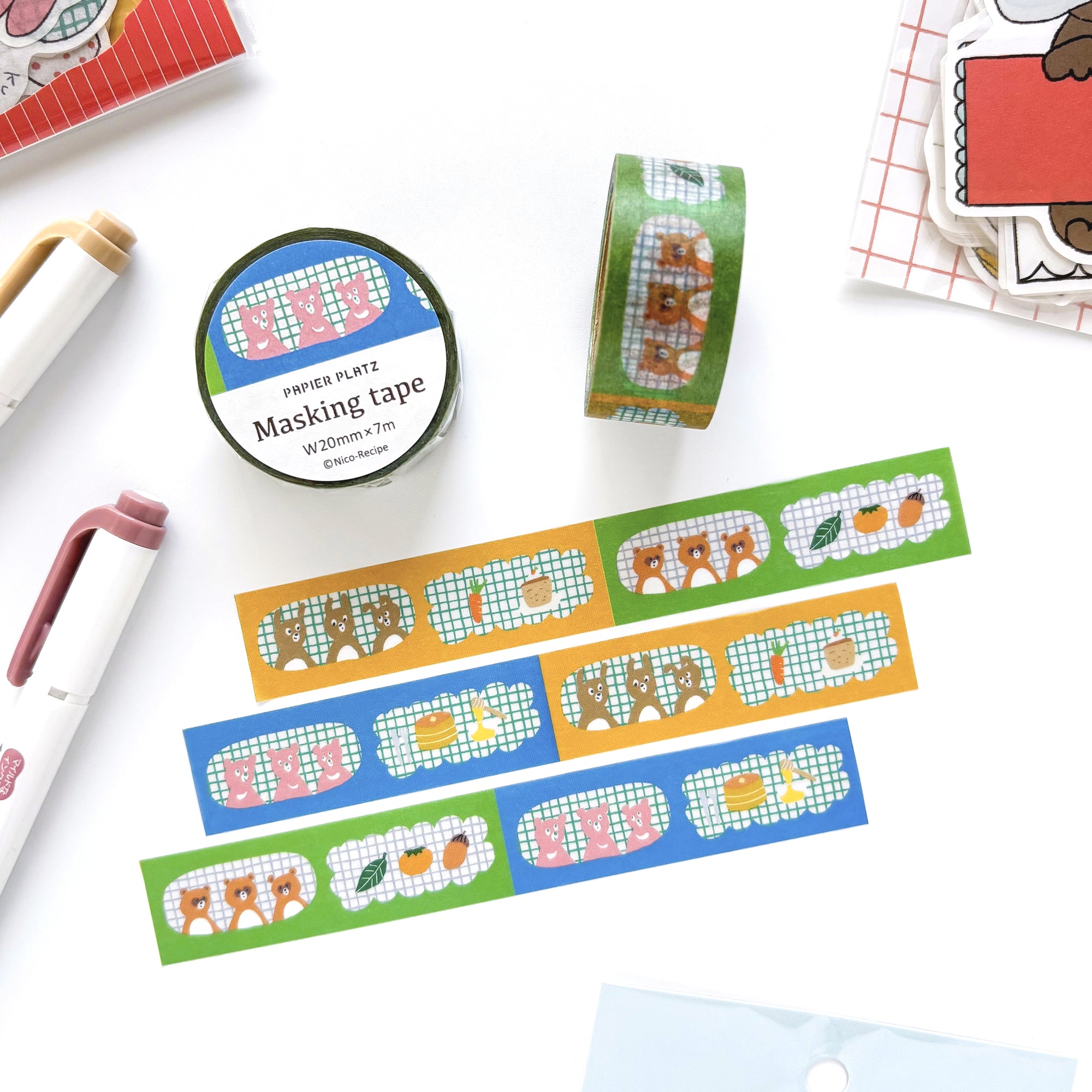 Nico Recipe / Washi Tape - Animals
