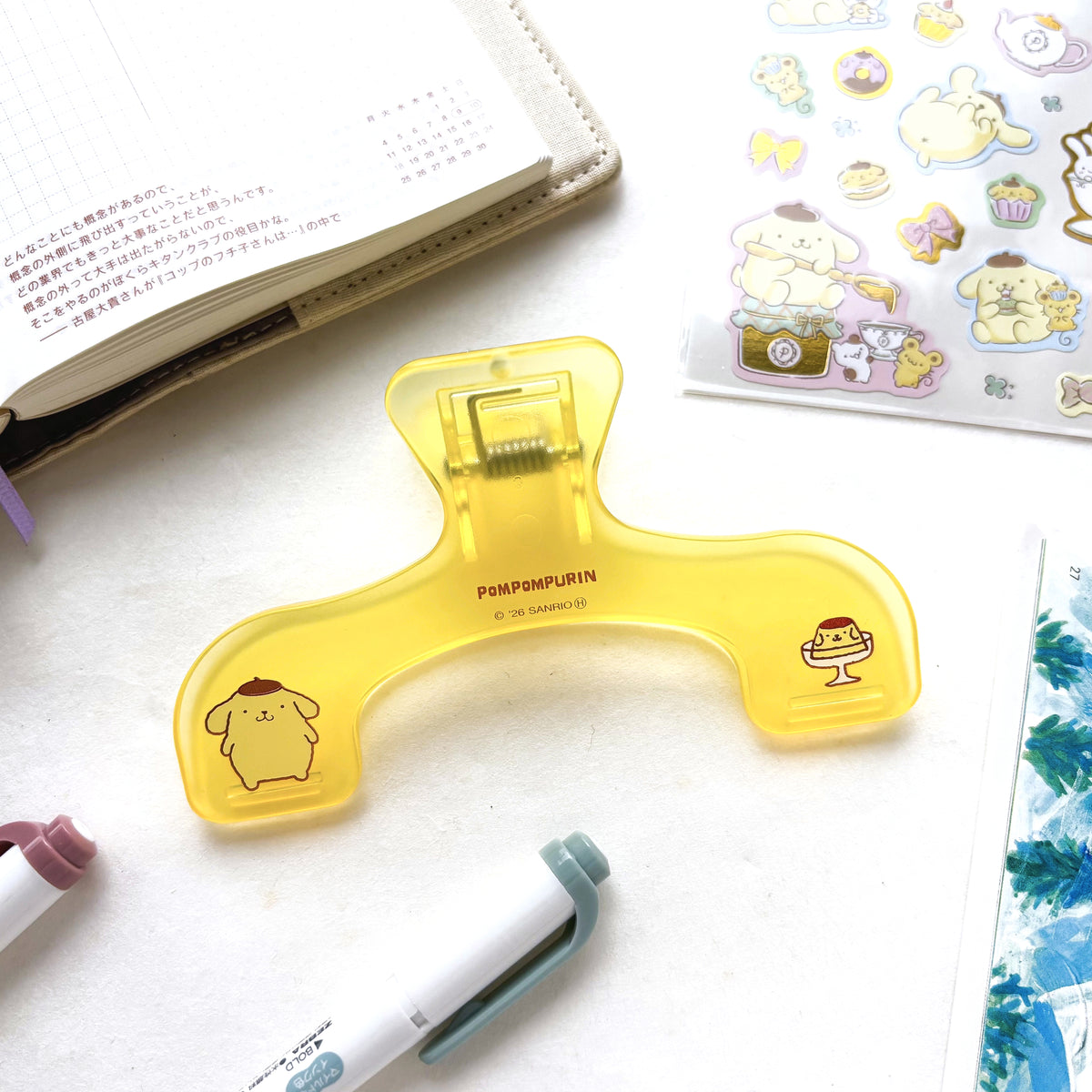 [Limited Edition] "Ukanmuri" Clip - Pom Pom Purin