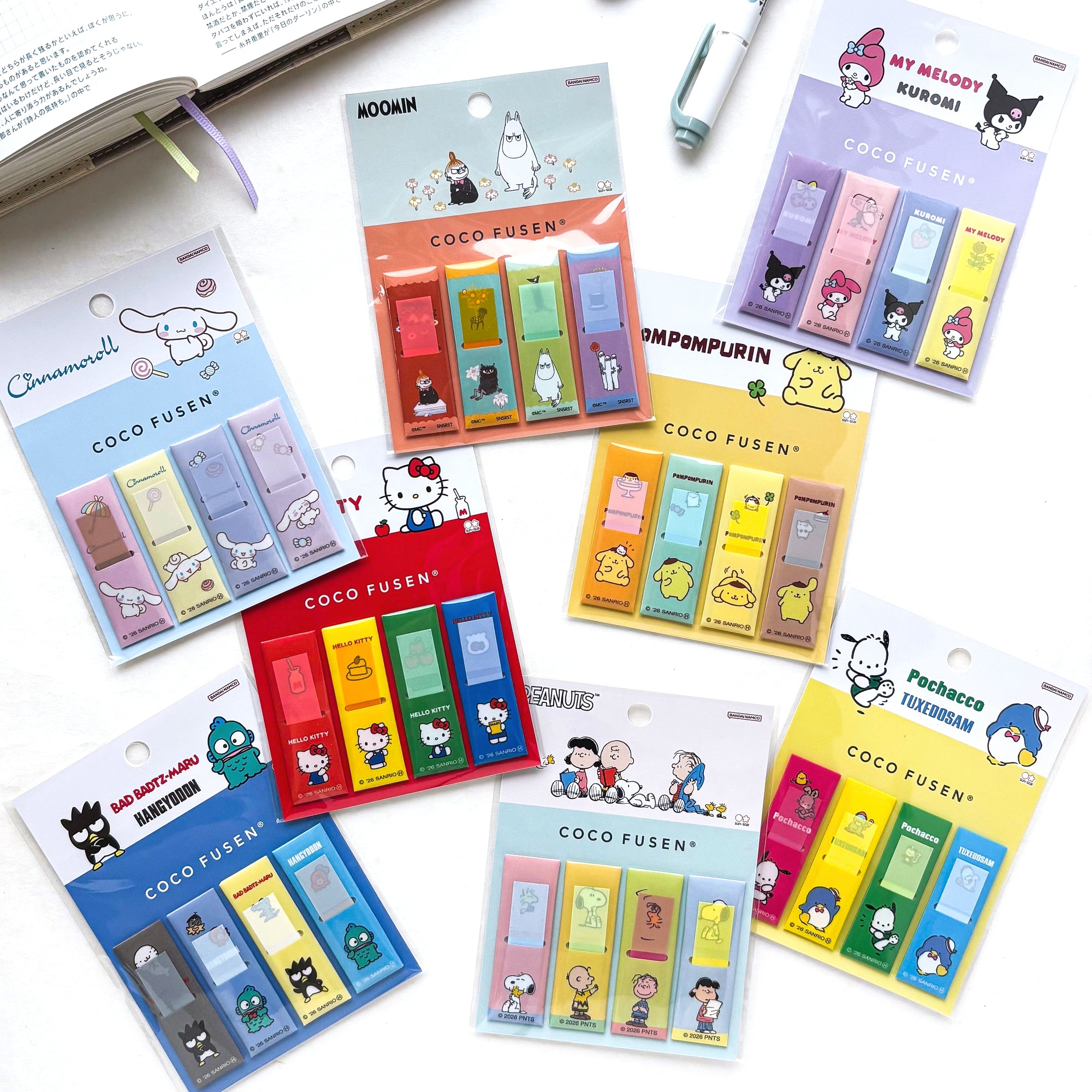 [Limited Edition] Coco Fusen Mini Sticky Notes - Hello Kitty