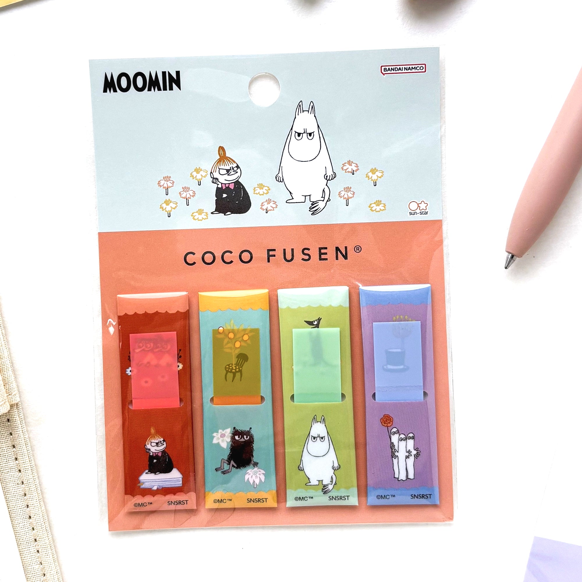 [Limited Edition] Coco Fusen Mini Sticky Notes - Moomin