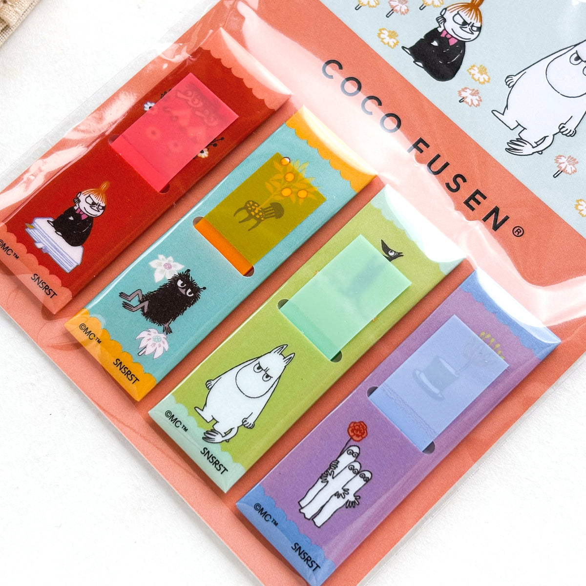 [Limited Edition] Coco Fusen Mini Sticky Notes - Moomin