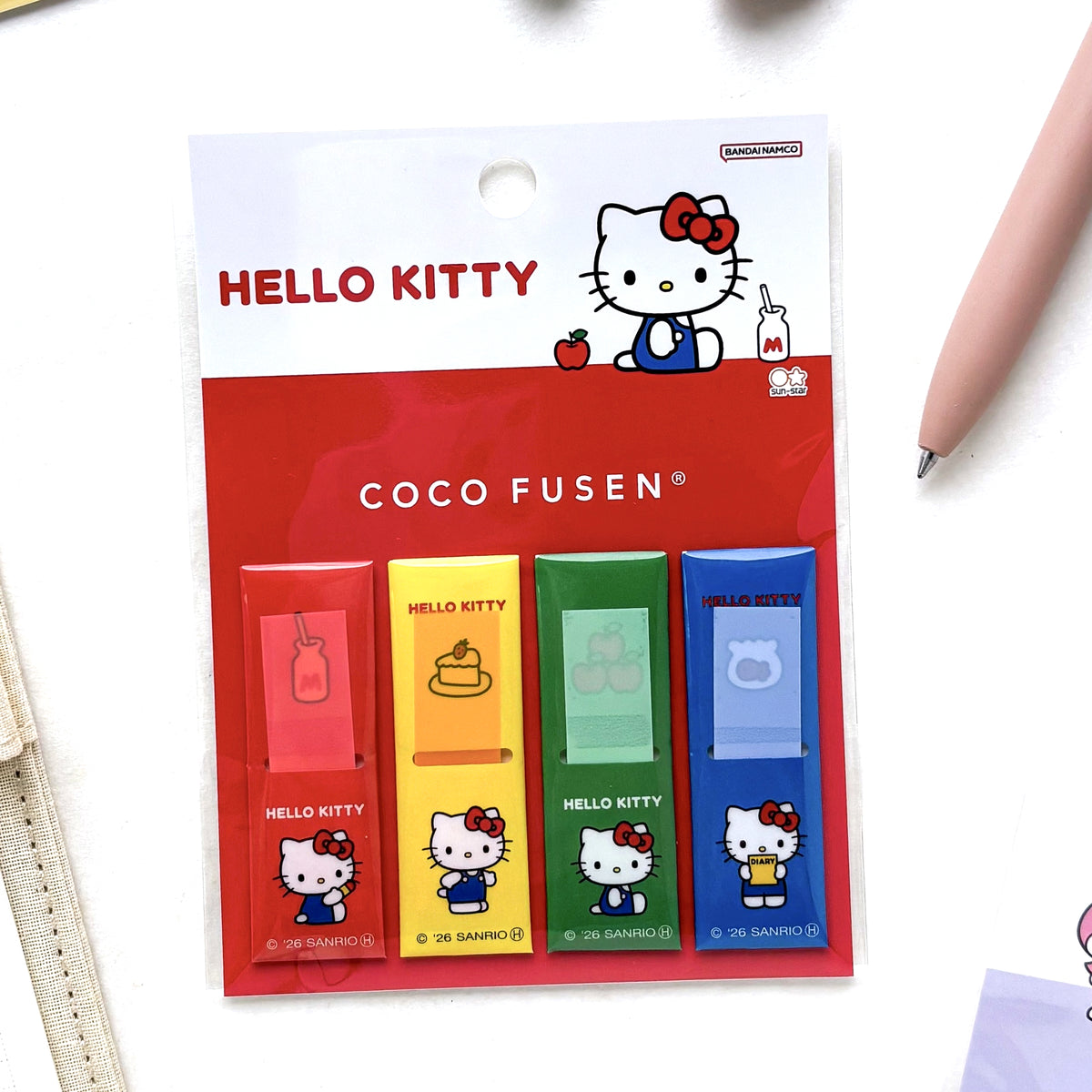 [Limited Edition] Coco Fusen Mini Sticky Notes - Hello Kitty
