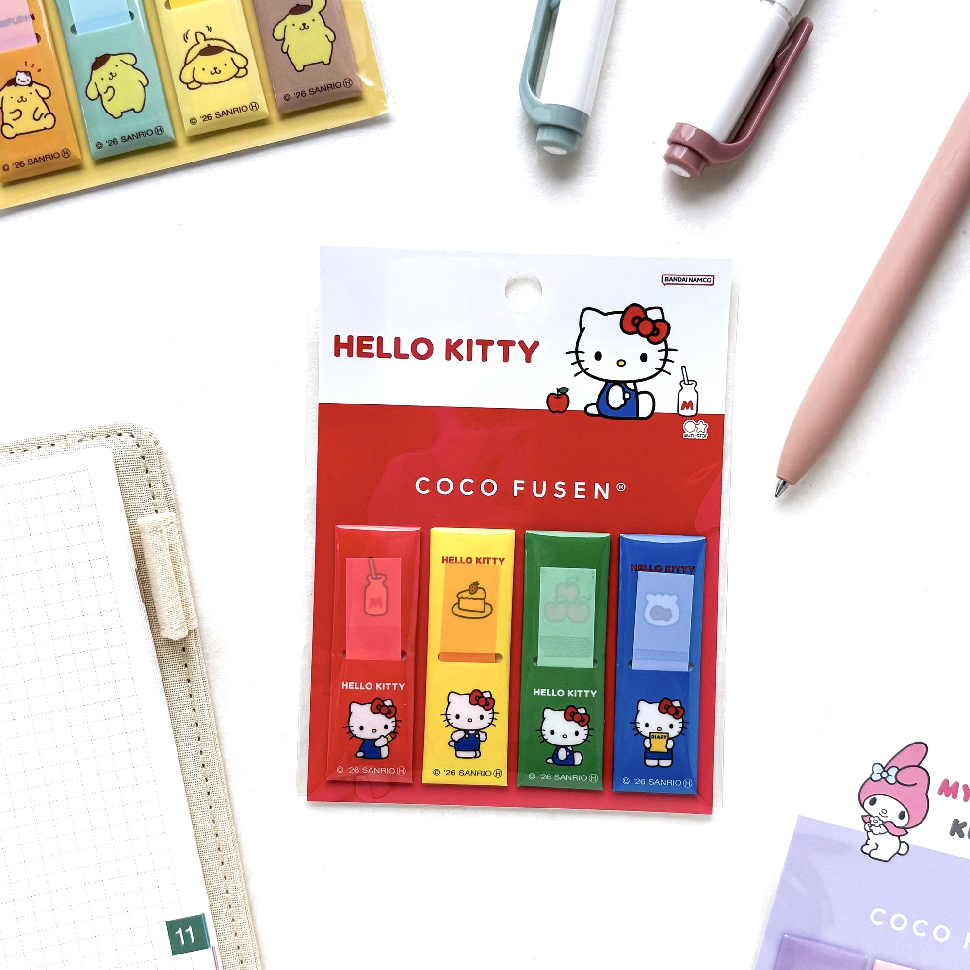[Limited Edition] Coco Fusen Mini Sticky Notes - Hello Kitty