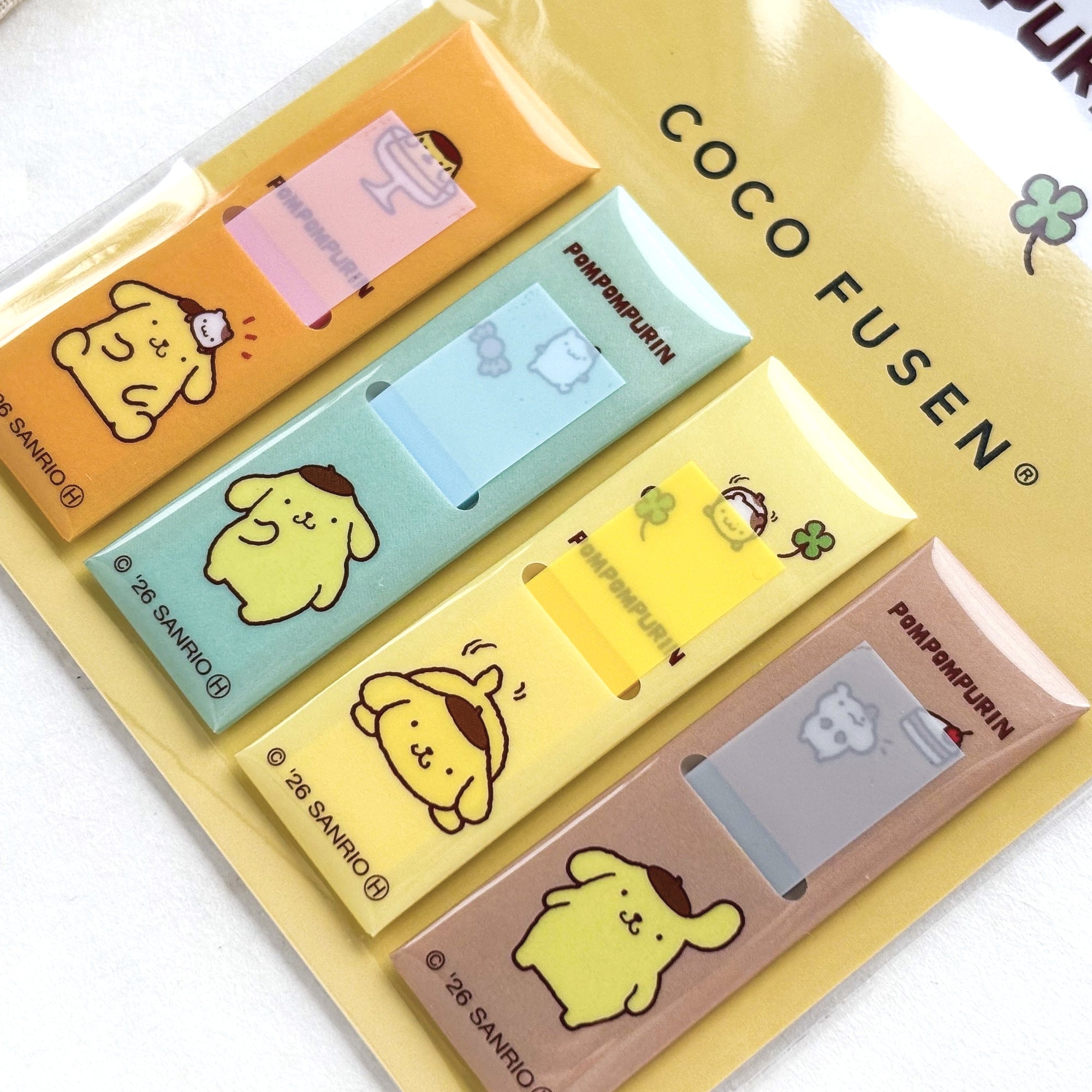 [Limited Edition] Coco Fusen Mini Sticky Notes - Pom Pom Purin