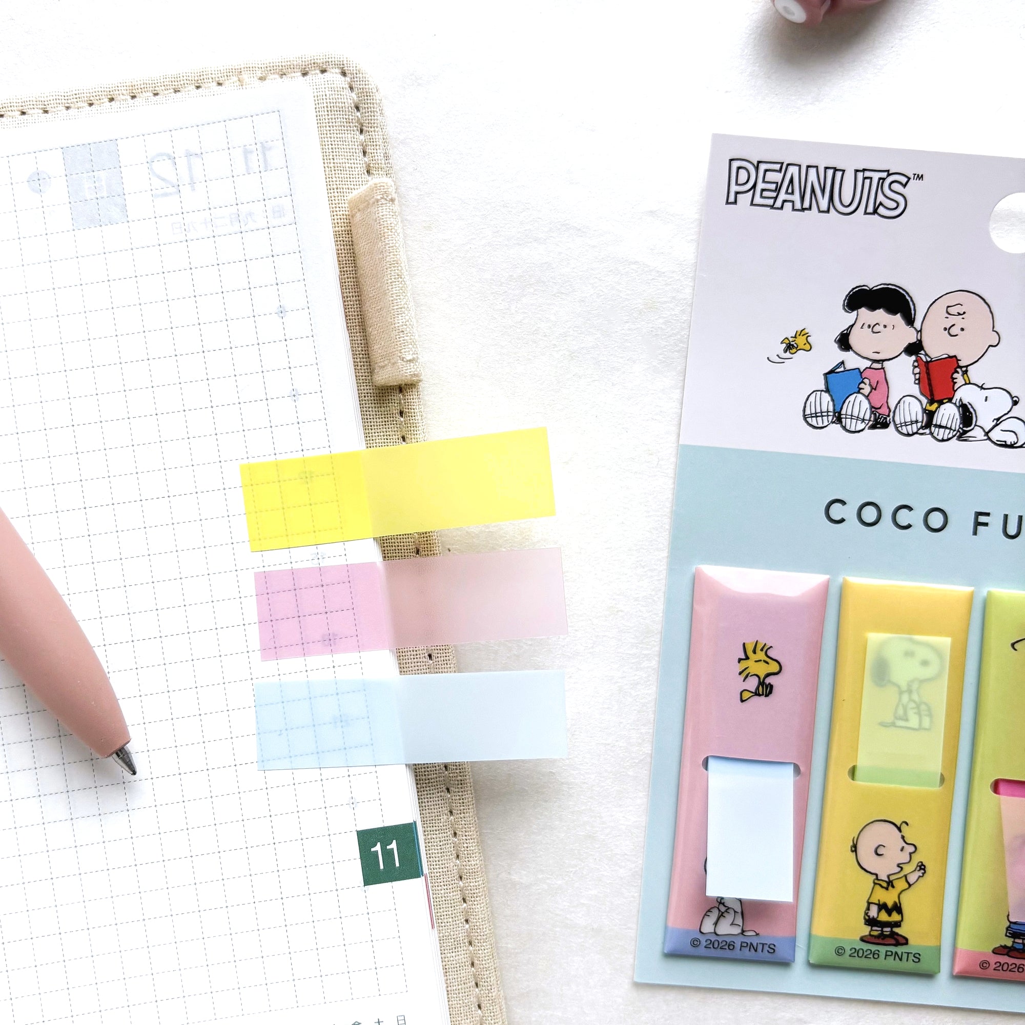 [Limited Edition] Coco Fusen Mini Sticky Notes - Snoopy