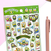 Keroppi Shiny Stickers
