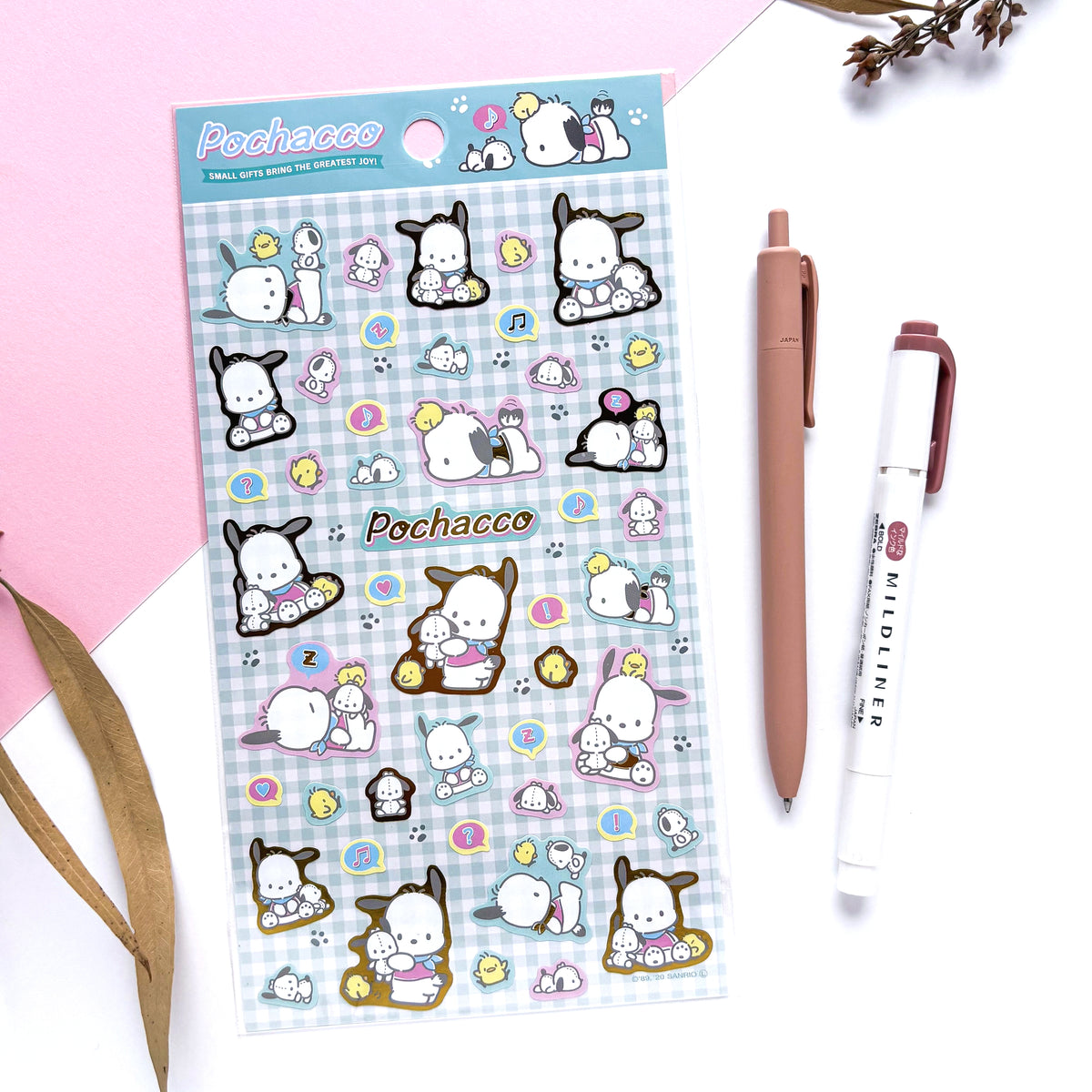 Pochacco Shiny Stickers