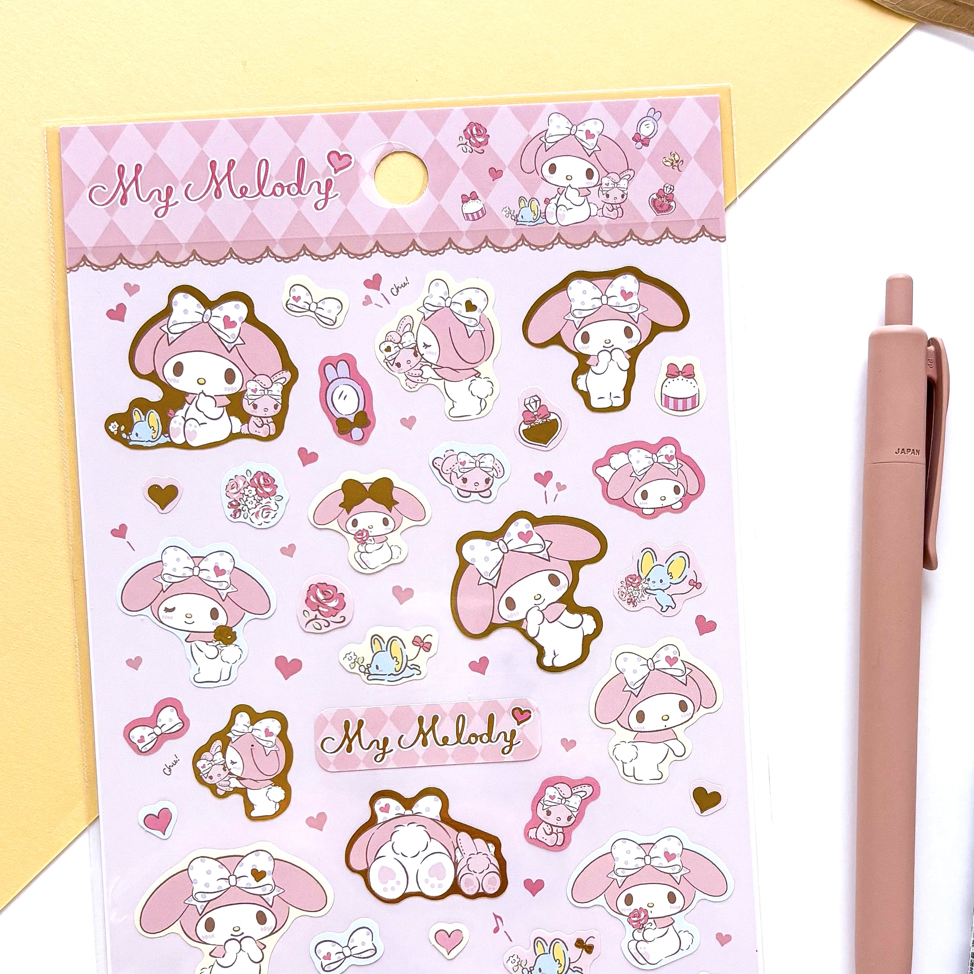 My Melody Shiny Stickers
