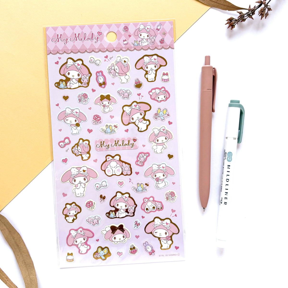 My Melody Shiny Stickers