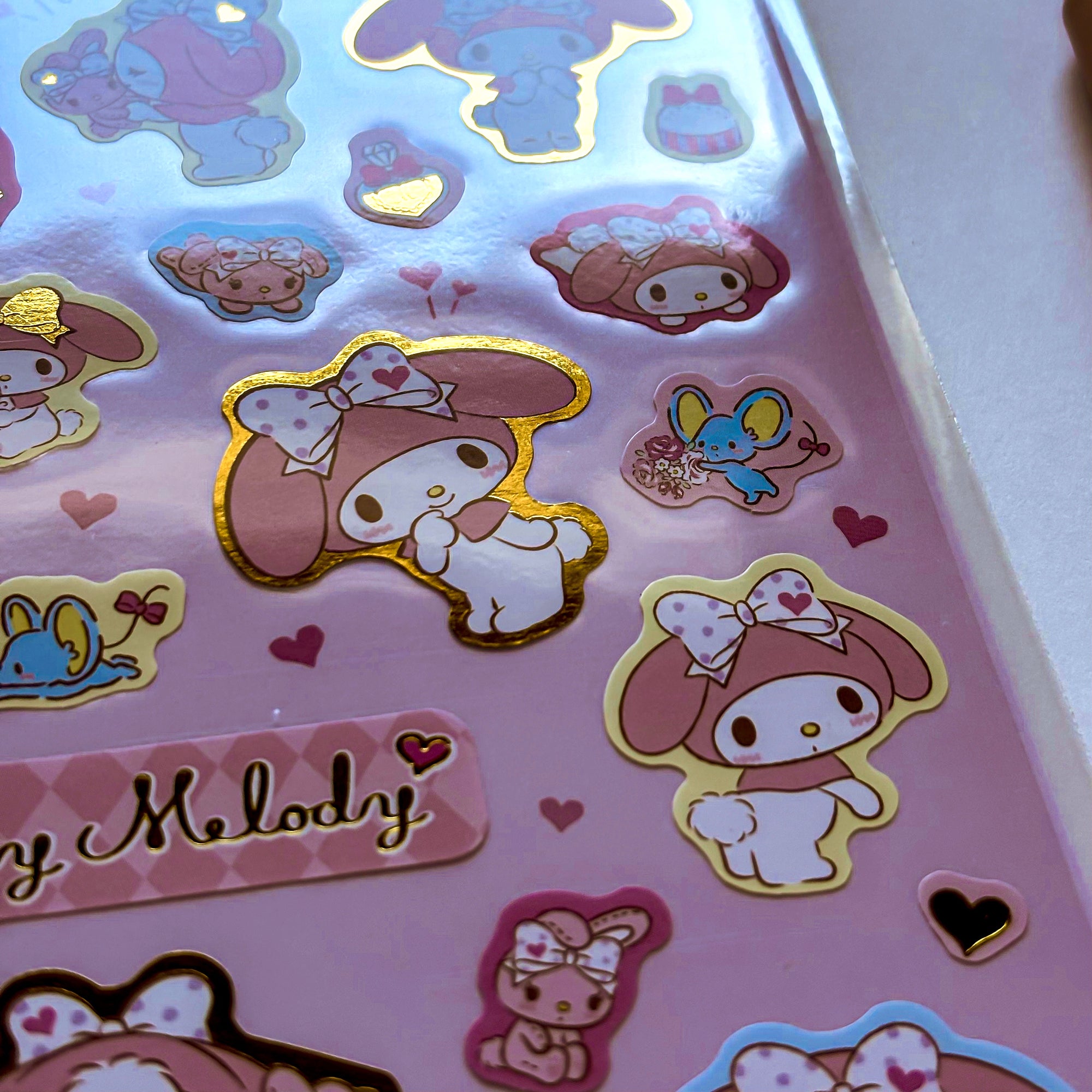 My Melody Shiny Stickers