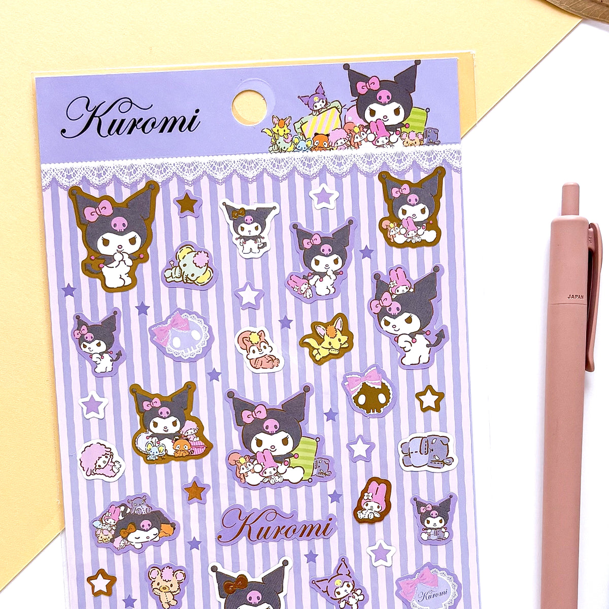 Kuromi Shiny Stickers