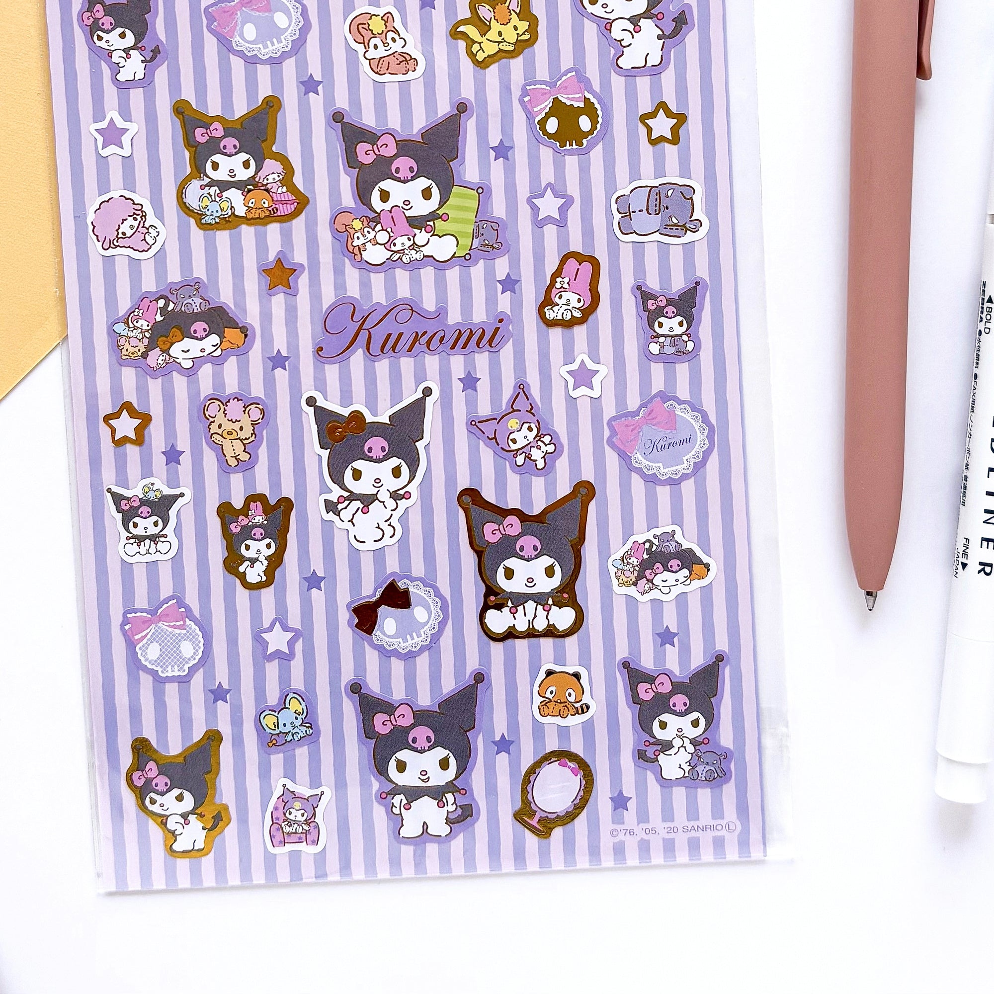 Kuromi Shiny Stickers