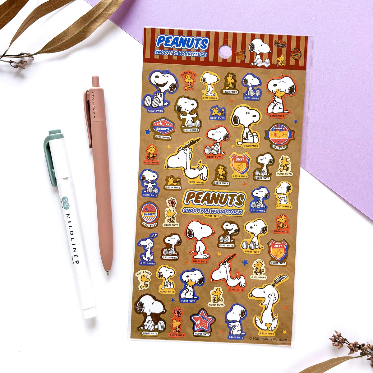 Snoopy Shiny Stickers