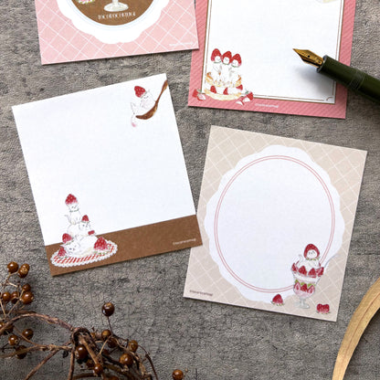 [Limited Edition] Tocorocomugi / Memo Pad - Strawberry
