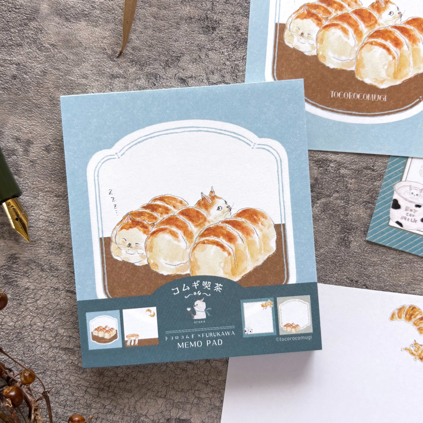 [Limited Edition] Tocorocomugi / Memo Pad - Bread