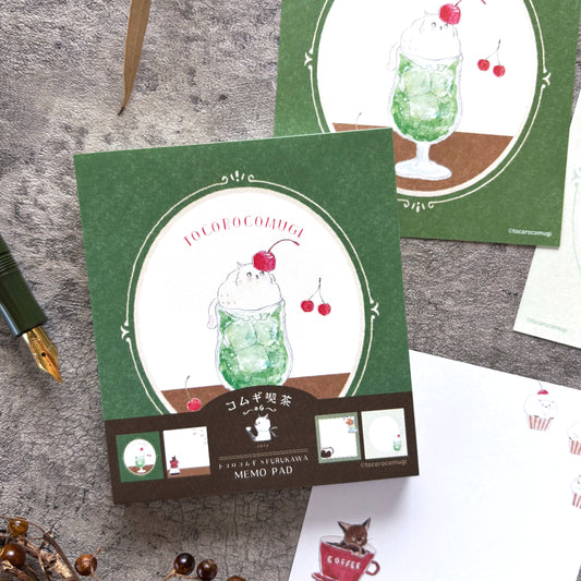 [Limited Edition] Tocorocomugi / Memo Pad - Cafe