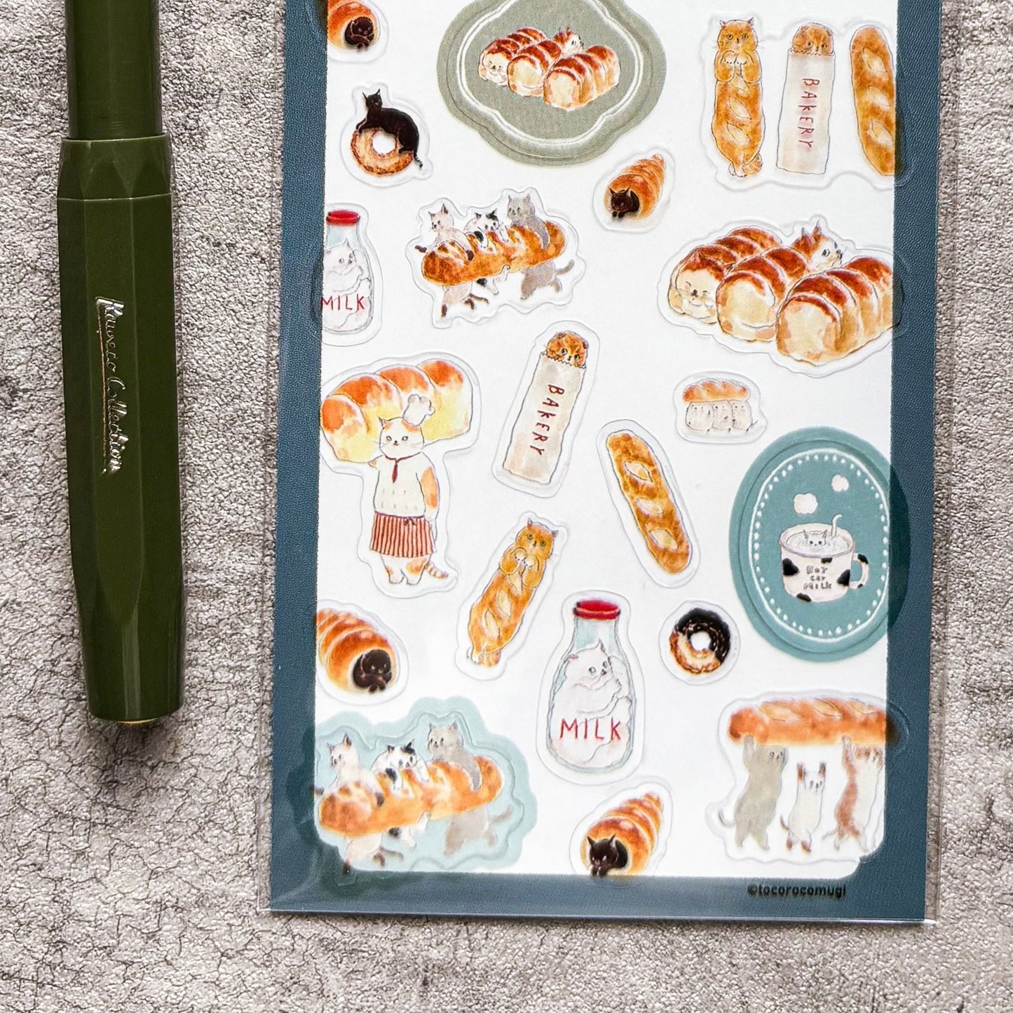 [Limited Edition] Tocorocomugi / Stickers - Bread
