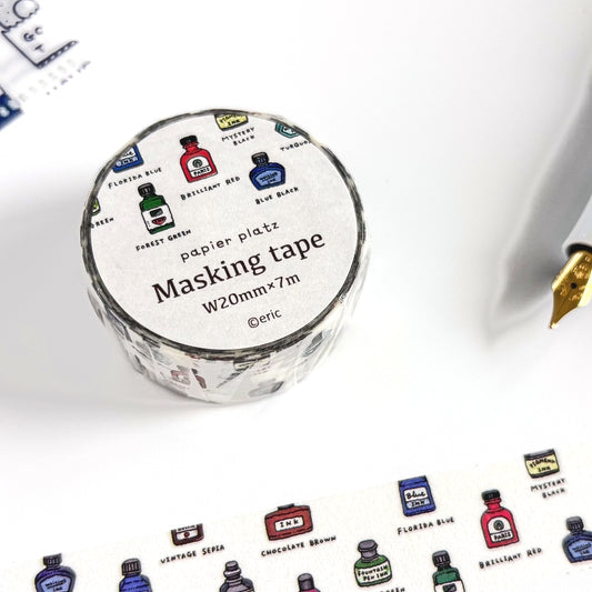 eric / Washi Tape - Ink Bottle
